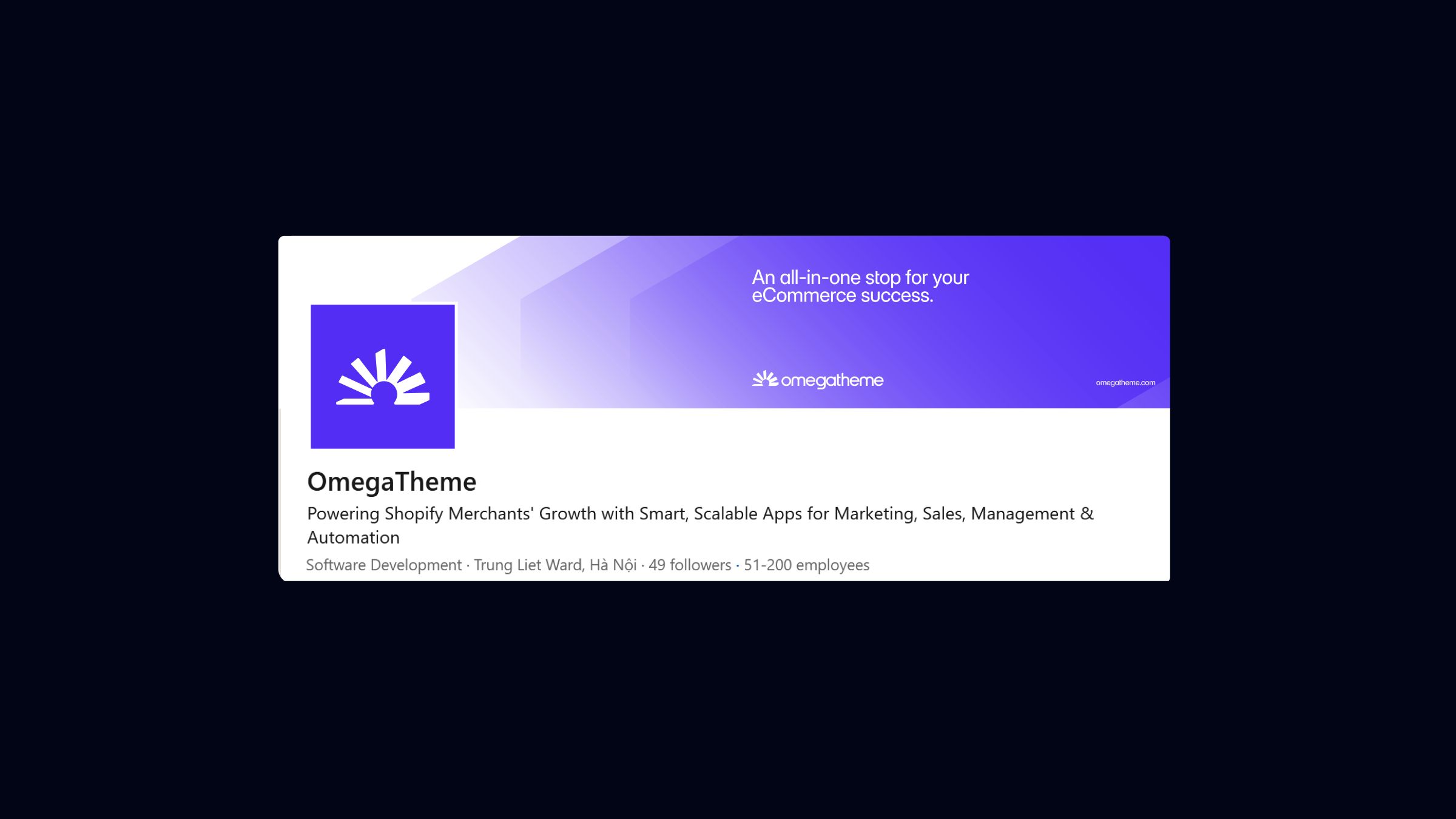 OmegaTheme's linkedin